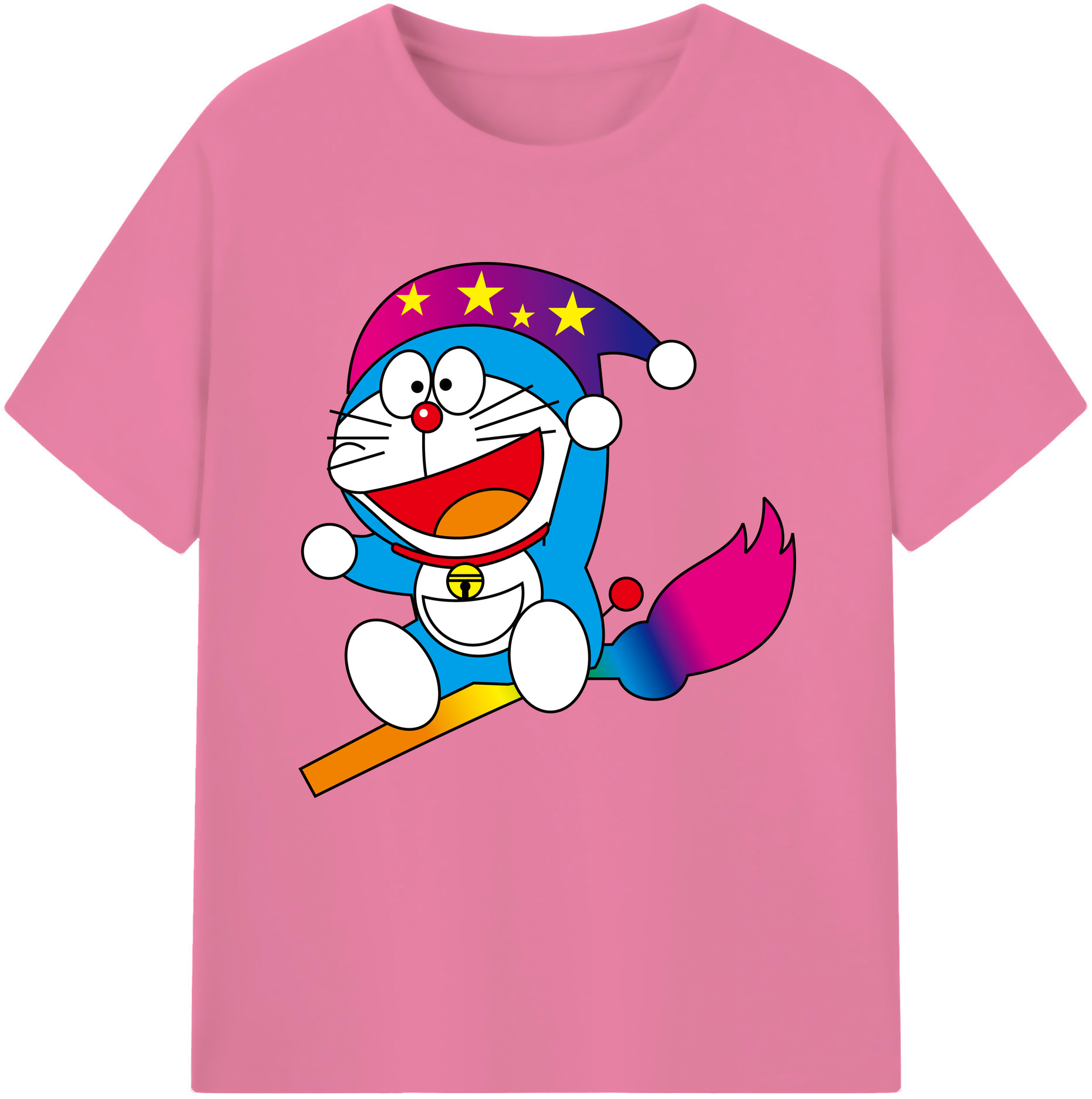 （画像用） ドラえもん Doraemon 綿100％半袖Tシャツ（フロントプリント）